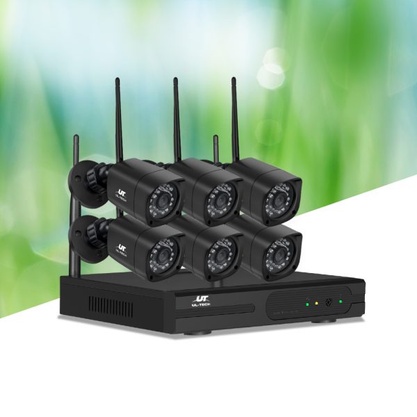 UL-TECH 3MP 8CH NVR Wireless 6 Security Cameras Set - Image 7