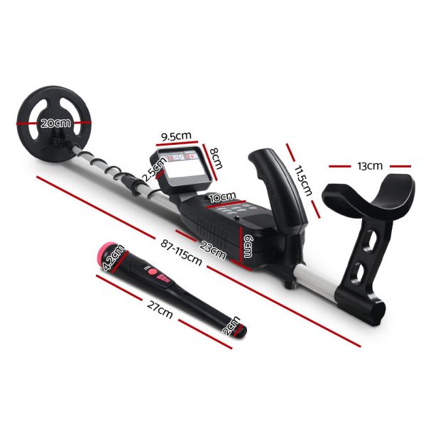 Metal Detector 180MM Deep Sensitive Waterproof Pinpointer Treasure Hunter - Image 2