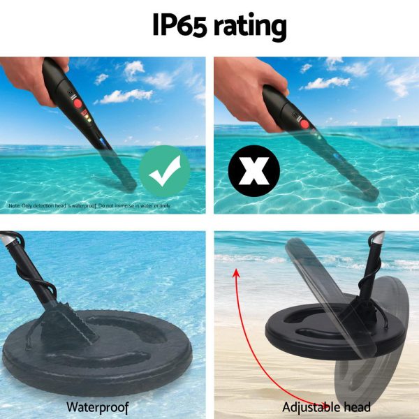 Metal Detector 180MM Deep Sensitive Waterproof Pinpointer Treasure Hunter - Image 6