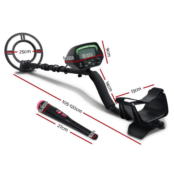Metal Detector 220MM Deep Sensitive Waterproof Pinpointer Treasure Hunter - Image 2