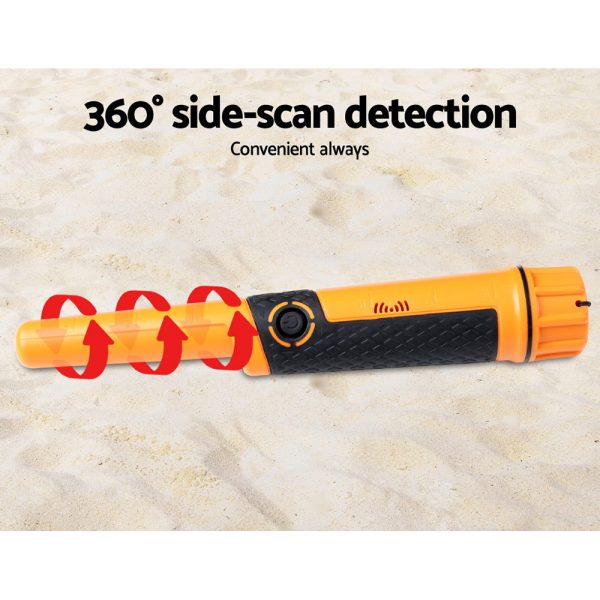 Metal Detector 40MM Sensitive Handheld Pinpointer Waterproof Automatic Hunter Orange - Image 3