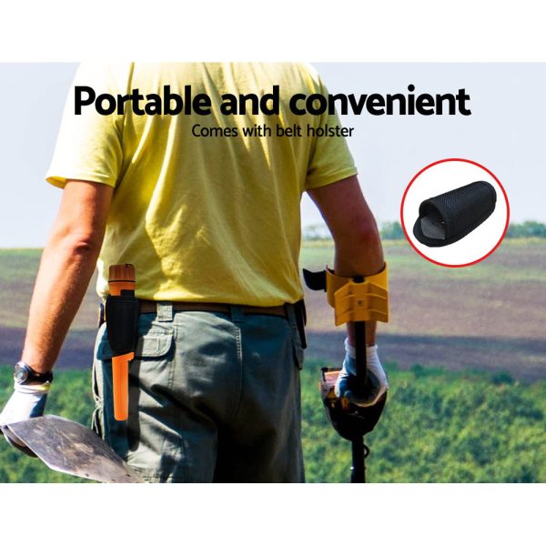 Metal Detector 40MM Sensitive Handheld Pinpointer Waterproof Automatic Hunter Orange - Image 6