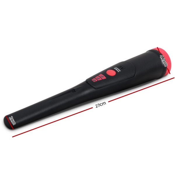 Metal Detector 40MM Sensitive Handheld Pinpointer Waterproof Automatic Hunter Black - Image 2