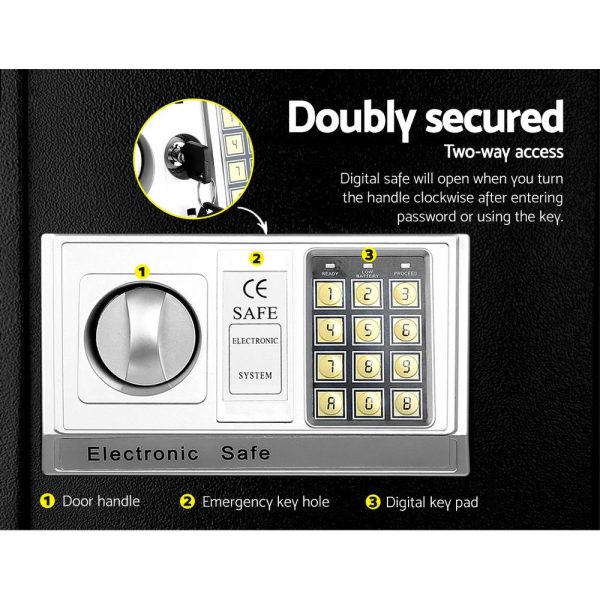 UL-TECH Security Safe Box 8.5L - Image 5