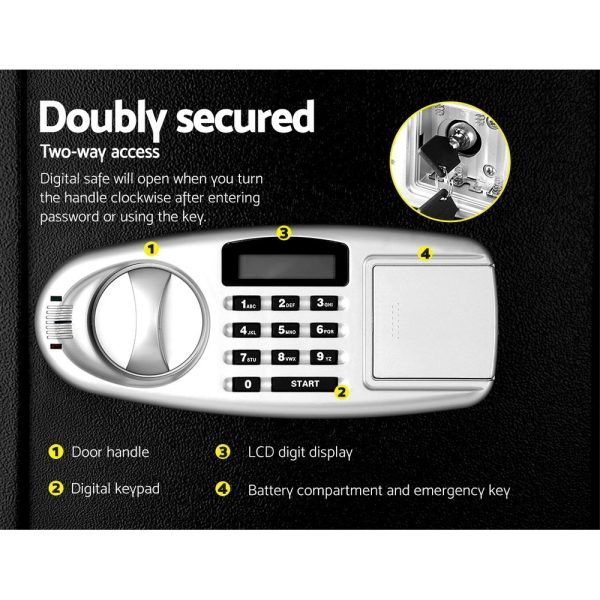 UL-TECH Security Safe Box Double Door - Image 6