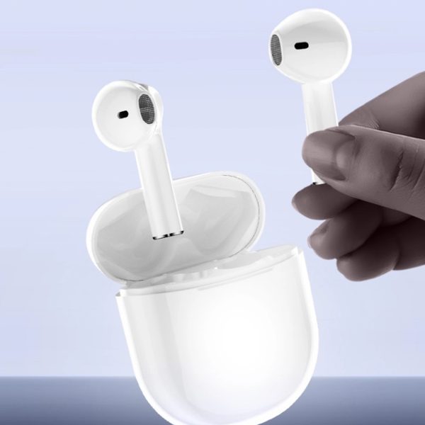 FitSmart Wireless Earbuds Earphones Bluetooth 5.0 For IOS Android In Built Mic - White - Image 5