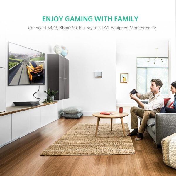 UGREEN 10136 HDMI To DVI 24+1 Cable 3M - Image 2