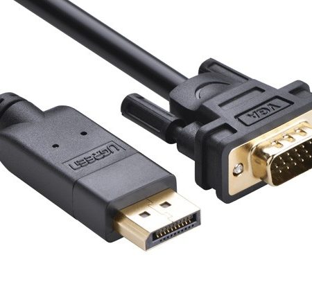 Ugreen DP male to VGA male cable 1.5M 10247