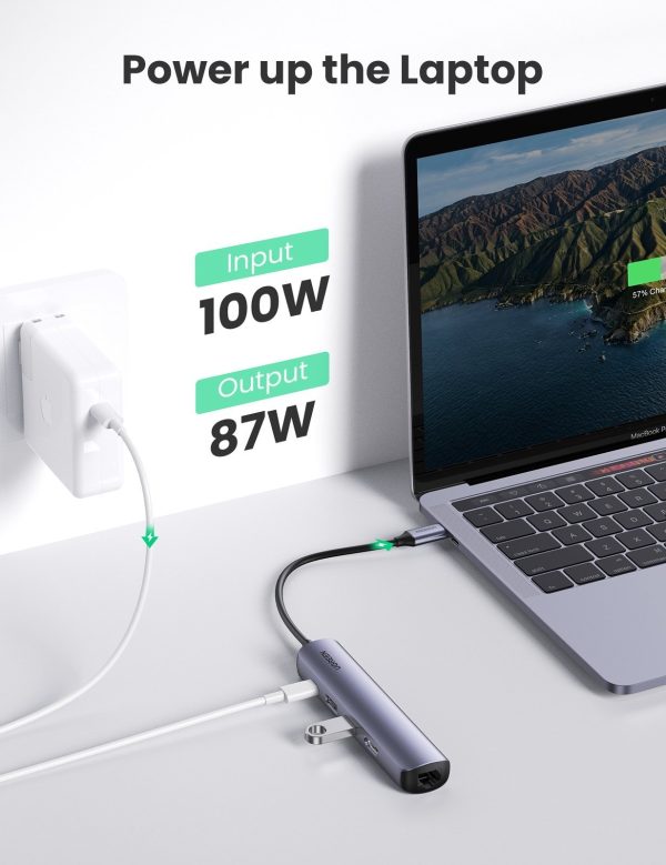 UGREEN 10919 Ultra Slim 5-in-1 USB C Hub - Image 5