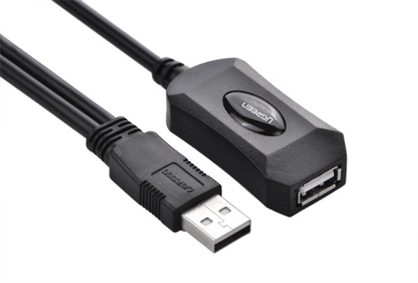 UGREEN USB 2.0 Active Extension Cable with USB Power 5M (20213) - Image 2