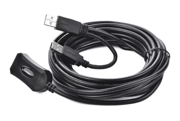 UGREEN USB 2.0 Active Extension Cable with USB Power 5M (20213) - Image 3