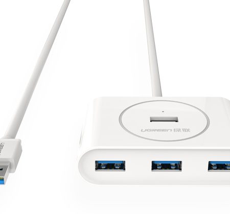 UGREEN USB 3.0 4 Ports Hub White 1M (20283)