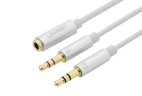 UGREEN 3.5mm Female to 2mm male audio cable - White (20897) - Image 2