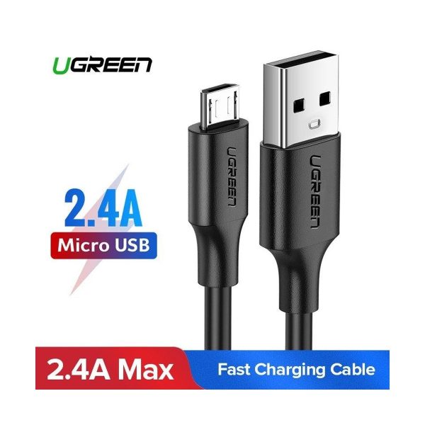 UGREEN USB 2.0 A to Micro USB Cable Nickel Plating 2m (Black)  60138 - Image 3