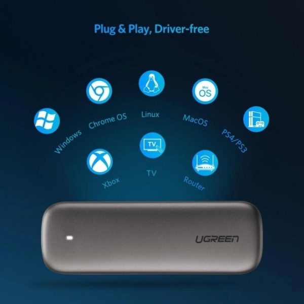 Ugreen M.2 B-Key Hard Drive Enclosure (6Gbps) 60355 - Image 3