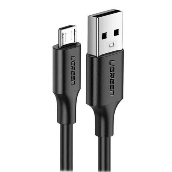 UGREEN USB 2.0 Male to Micro USB 5 Pin Data Cable Black 3M - Image 3
