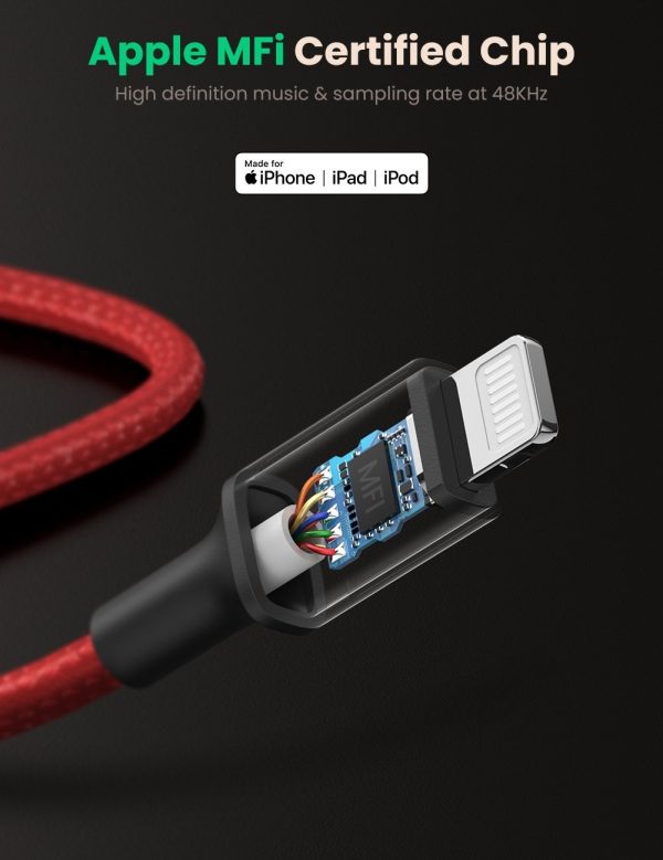 UGREEN 70507 iPhone 8-pin to 3.5mm Adapter - Image 2