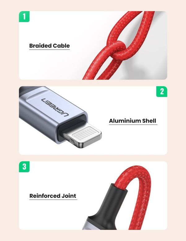 UGREEN 70507 iPhone 8-pin to 3.5mm Adapter - Image 6