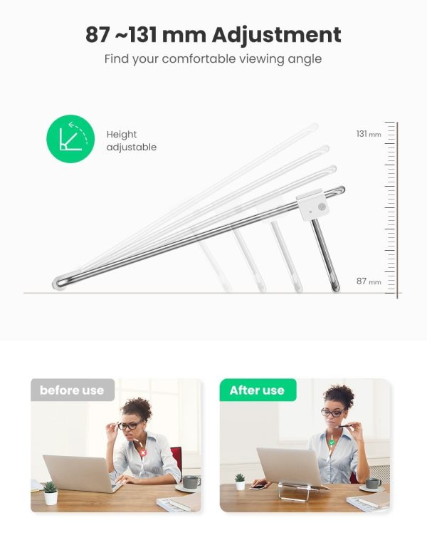 UGREEN 80348 Adjustable Laptop Desk Stand - Image 4