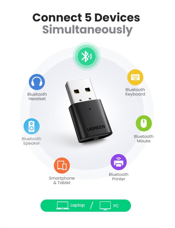 UGREEN 80889 USB Bluetooth 5.0 Adapter - Image 2
