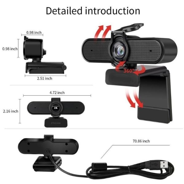 WEB Camera C930 Full HD 1440P - Image 3