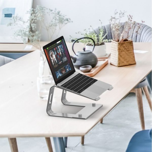 Simplecom CL510 Ergonomic Aluminium Cooling Stand Elevator for Laptop MacBook - Image 5