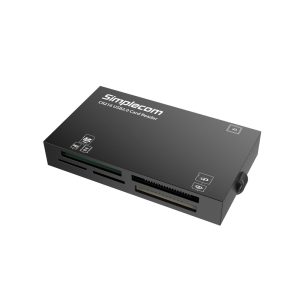 Simplecom CR216 USB 2.0 All in One Memory Card Reader 6 Slot for MS M2 CF XD Micro SD HC SDXC Black - Image 1