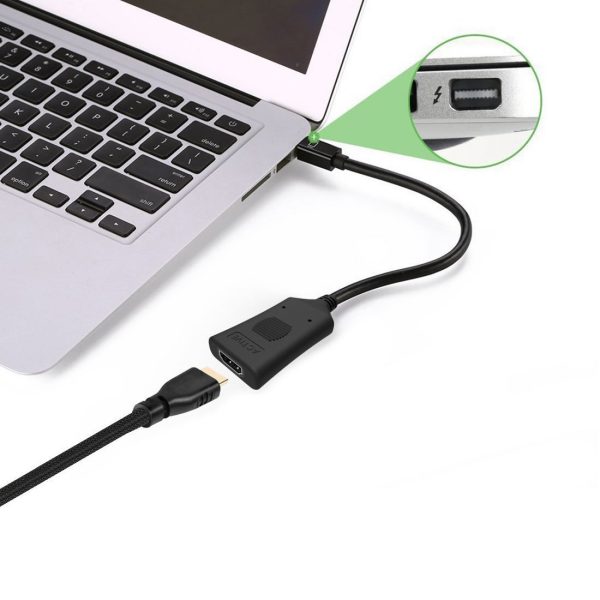 Simplecom DA101 Active MiniDP to HDMI Adapter 4K UHD (Thunderbolt and Eyefinity Compatible) - Image 3