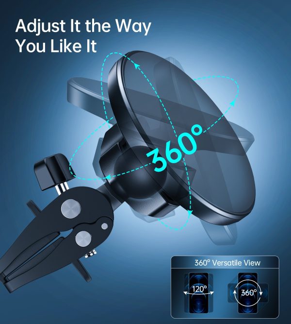 CHOETECH AT0004 Magsafe iPhone 12 Magnetic Car Mount Car Air Vent Phone Holder - Image 8