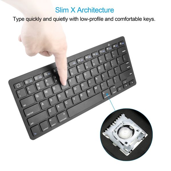 CHOETECH BH-006 Ultra Slim Wireless Bluetooth Keyboard - Image 6