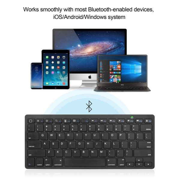 CHOETECH BH-006 Ultra Slim Wireless Bluetooth Keyboard - Image 5