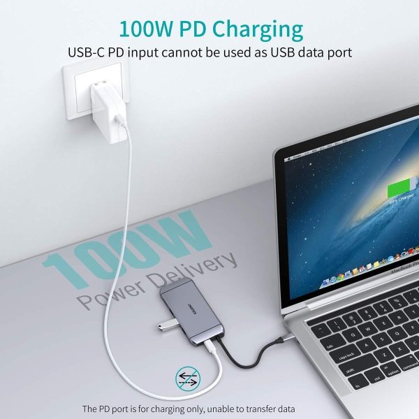 CHOETECH HUB-M15 USB-C 9-in-1 Multifunction Adapter - Image 2