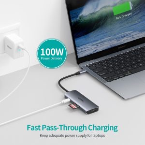 CHOETECH HUB-M19 USB-C 7-in-1 Multifunction Adapter - Image 5