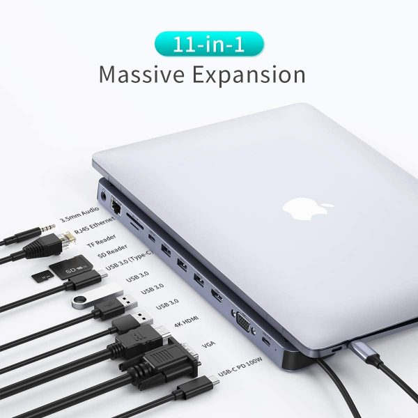 CHOETECH HUB-M20 USB-C 11-in-1 Multifunction Adapter - Image 2