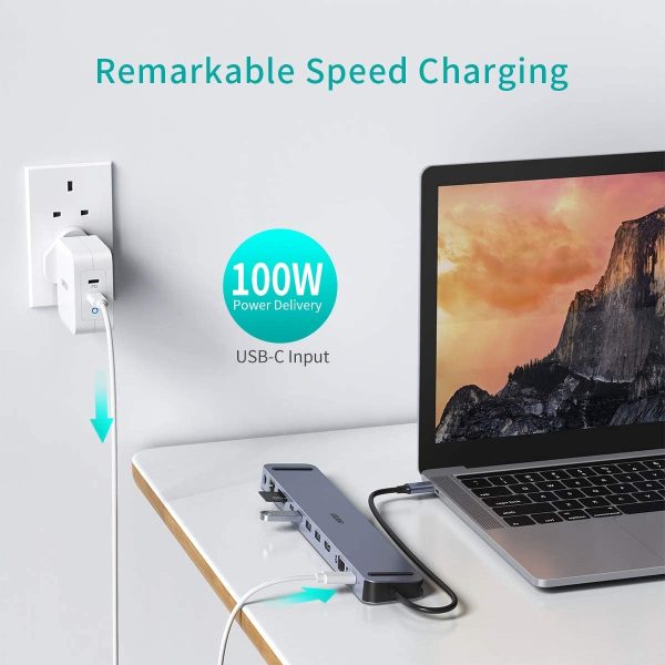 CHOETECH HUB-M20 USB-C 11-in-1 Multifunction Adapter - Image 3