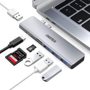 CHOETECH HUB-M23 7-in-1 MacBook Pro USB Adapter - Image 3