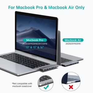 CHOETECH HUB-M23 7-in-1 MacBook Pro USB Adapter - Image 5