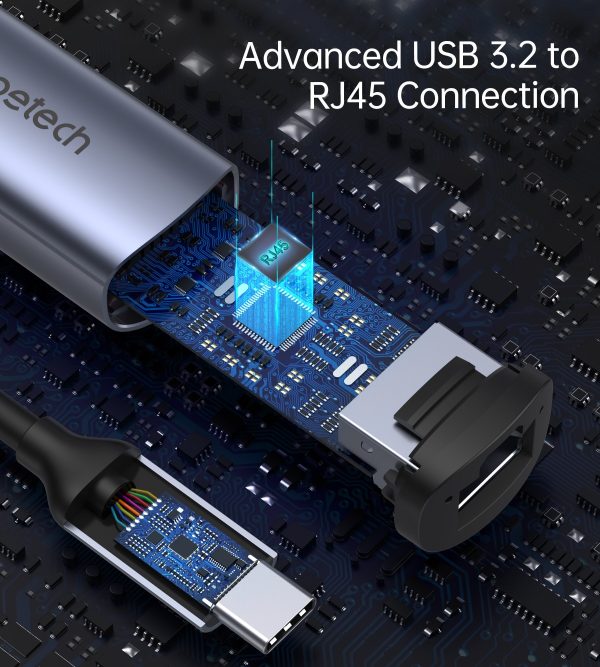 CHOETECH HUB-R02 USB-C to Gigabit Ethernet Adapter - Image 4