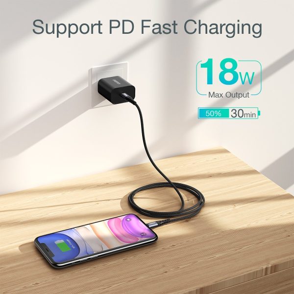 CHOETECH IP0041 USB-C To iPhone MFi Certified Cable 2M - Image 3