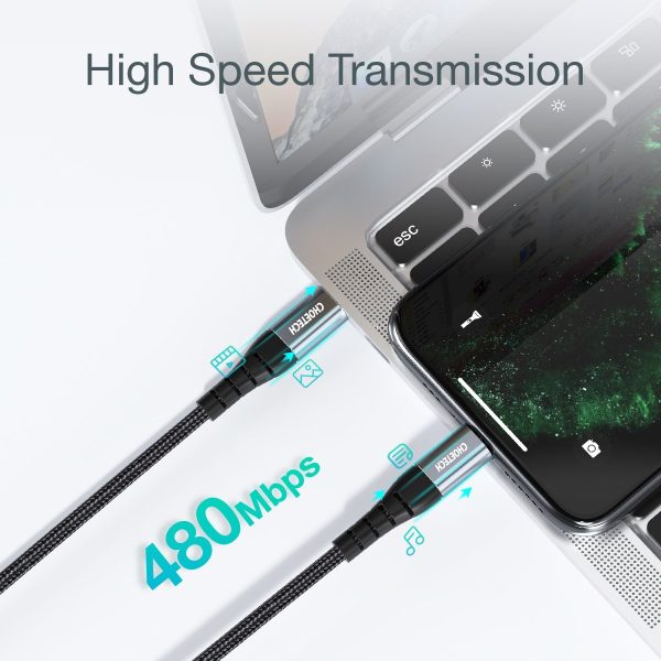 CHOETECH IP0041 USB-C To iPhone MFi Certified Cable 2M - Image 4