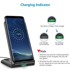 CHOETECH T524S 10W/7.5W Fast Wireless Charging Stand - Image 2