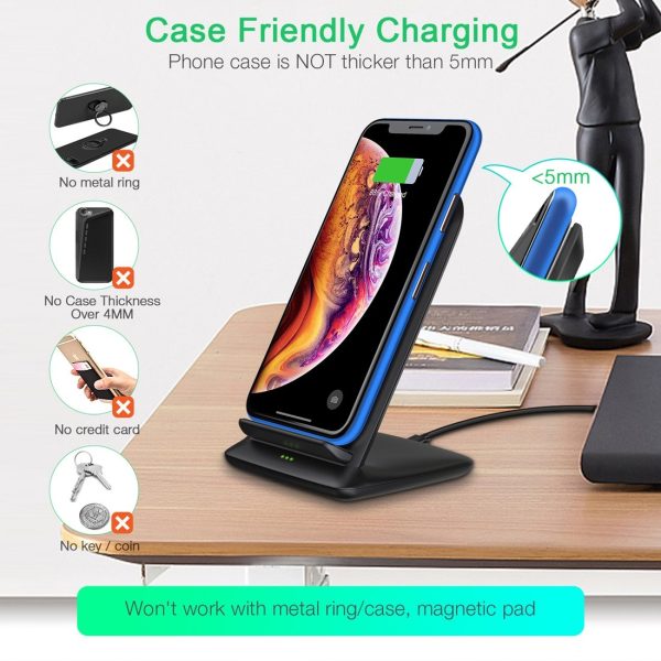 Choetech T555-S 10W Wireless Charger Stand - Image 3