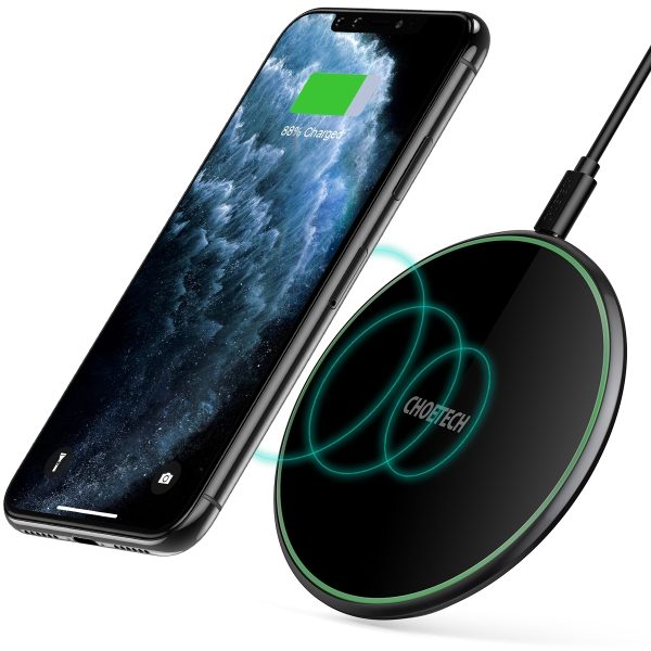 CHOETECH T559-F 15W Wireless Charging Pad with AC Adapter - Image 2