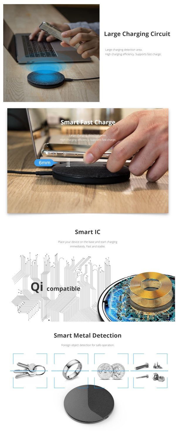 Photofast AirCharge Qi Compatible 10W Fast Charge (SKU:AC8000) - Image 4