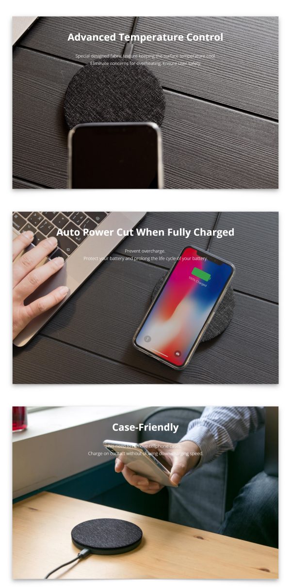 Photofast AirCharge Qi Compatible 10W Fast Charge (SKU:AC8000) - Image 5