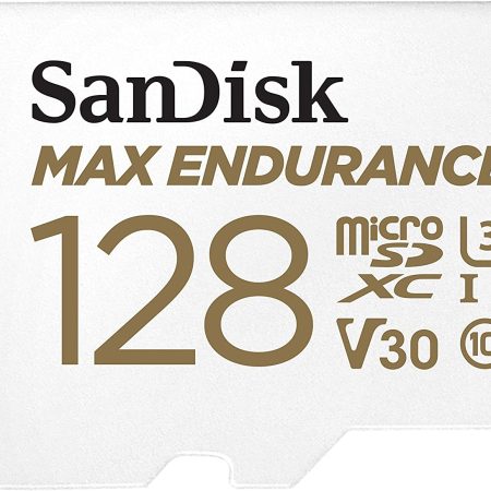 Sandisk Max Endurance Microsdxc Card SQQVR 128G (60 000 HRS) UHS-I C10 U3 V30 100MB/S R 40MB/S W SD Adaptor SDSQQVR-128G-GN6IA