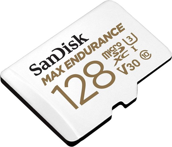 Sandisk Max Endurance Microsdxc Card SQQVR 128G (60 000 HRS) UHS-I C10 U3 V30 100MB/S R 40MB/S W SD Adaptor SDSQQVR-128G-GN6IA - Image 2
