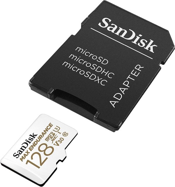 Sandisk Max Endurance Microsdxc Card SQQVR 128G (60 000 HRS) UHS-I C10 U3 V30 100MB/S R 40MB/S W SD Adaptor SDSQQVR-128G-GN6IA - Image 3