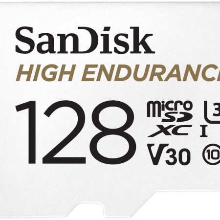SANDISK HIGH ENDURANCE MICROSDHC CARD SQQNR 128G UHS-I C10 U3 V30 100MB/S R 40MB/S W SD ADAPTOR SDSQQNR-128G-GN6IA