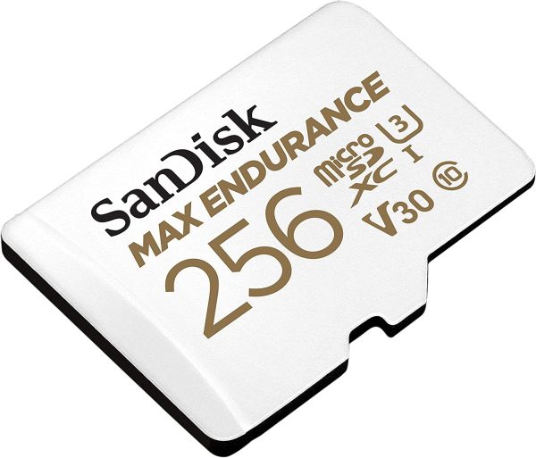 Sandisk Max Endurance Microsdxc Card SQQVR 256G (120 000 HRS) UHS-I C10 U3 V30 100MB/S R 40MB/S W SD Adaptor SDSQQVR-256G-GN6IA - Image 2
